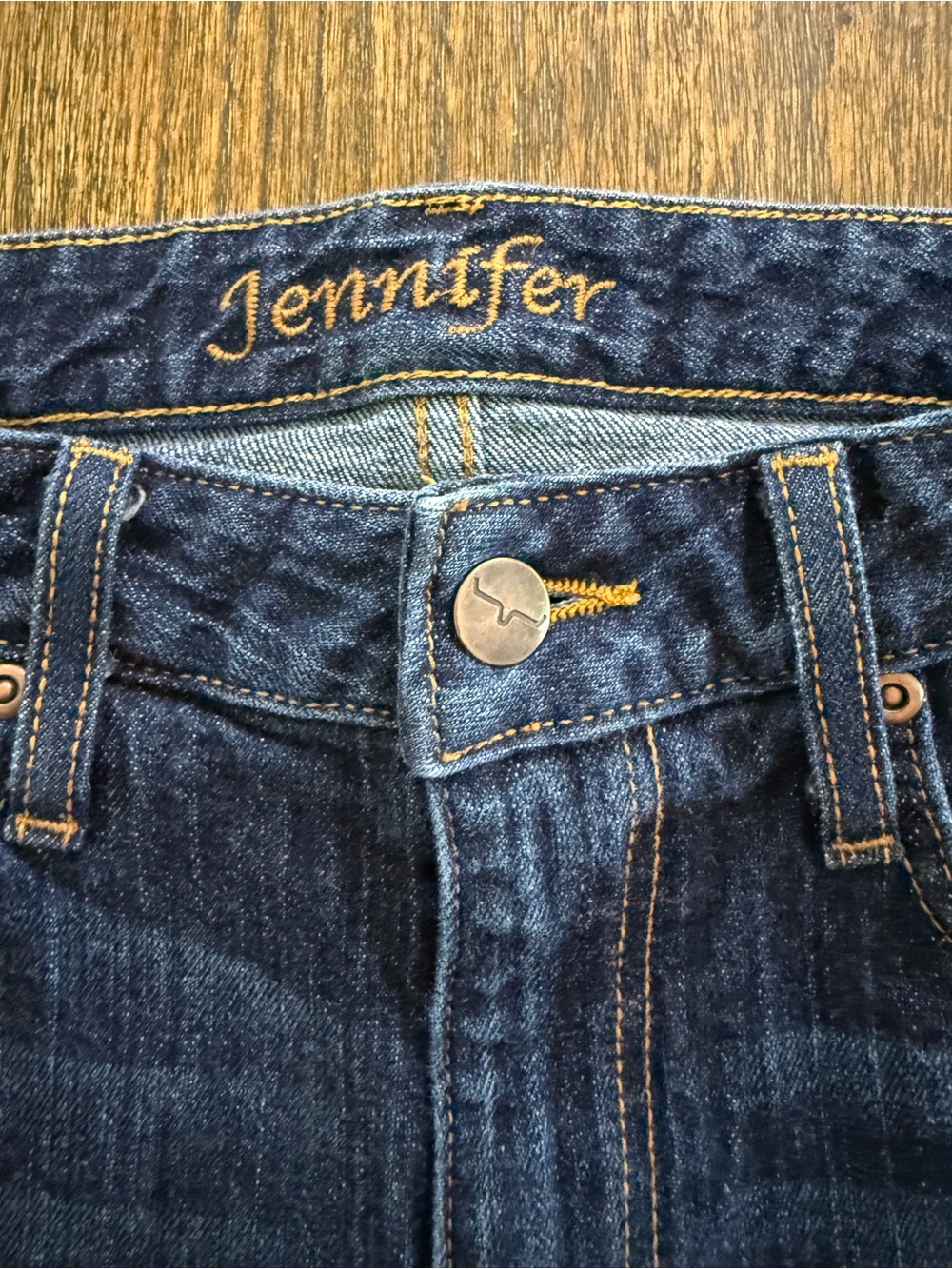 Kimes Ranch Women’s Dark Blue High-Rise Jeans